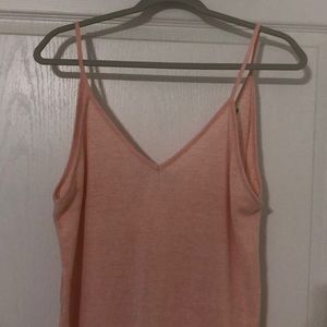 Victoria + Sophia coral tank top